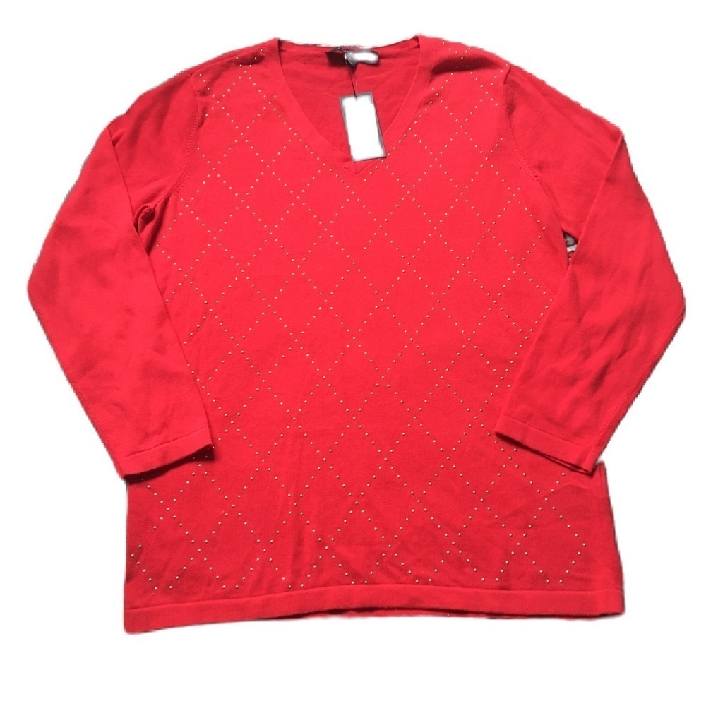 Tommy Hilfiger Red Diamond Sweater